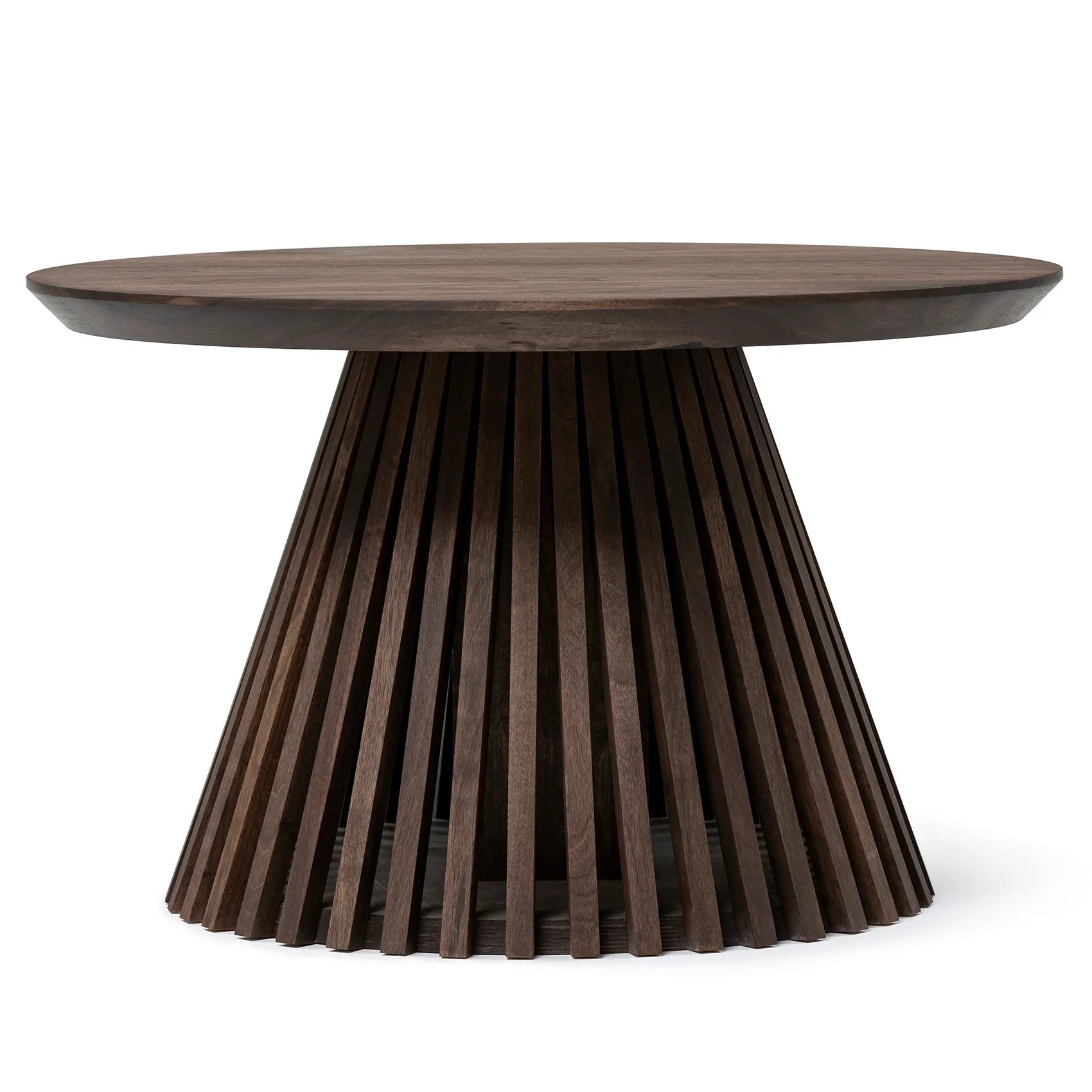 Vivien Round Coffee Table in Chocolate Walnut | S10 home