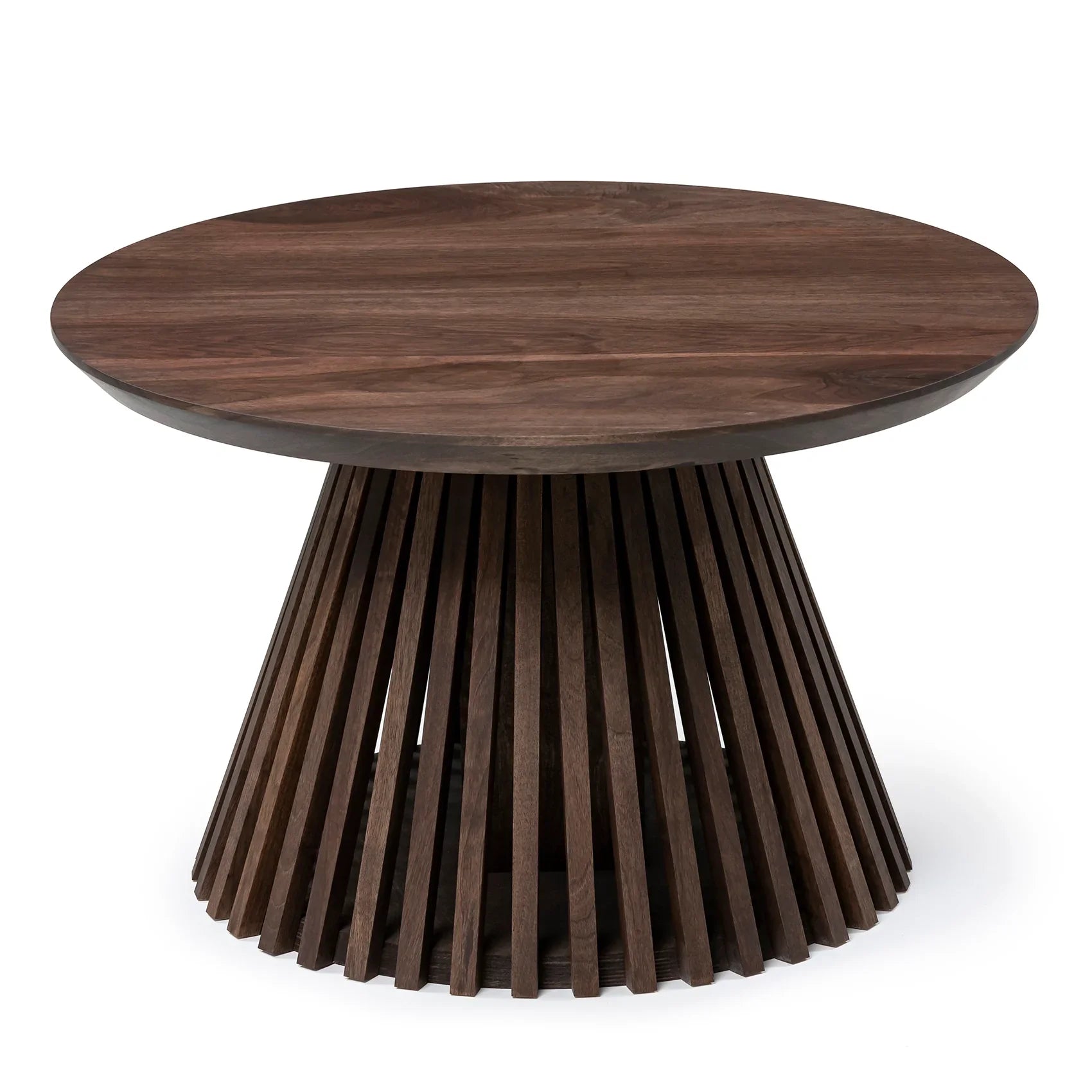 Vivien Round Coffee Table in Chocolate Walnut | S10 home
