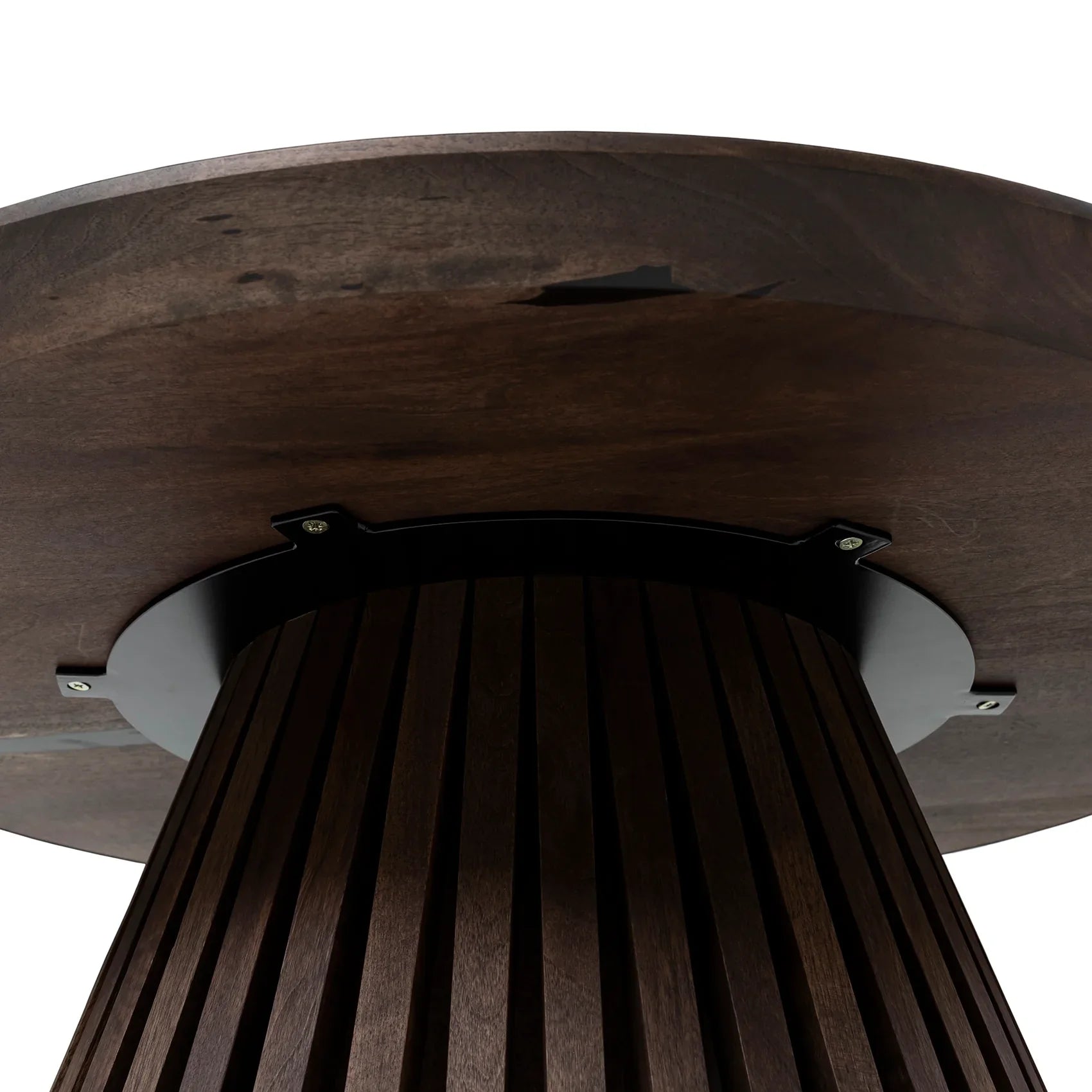 Vivien Round Coffee Table in Chocolate Walnut | S10 home