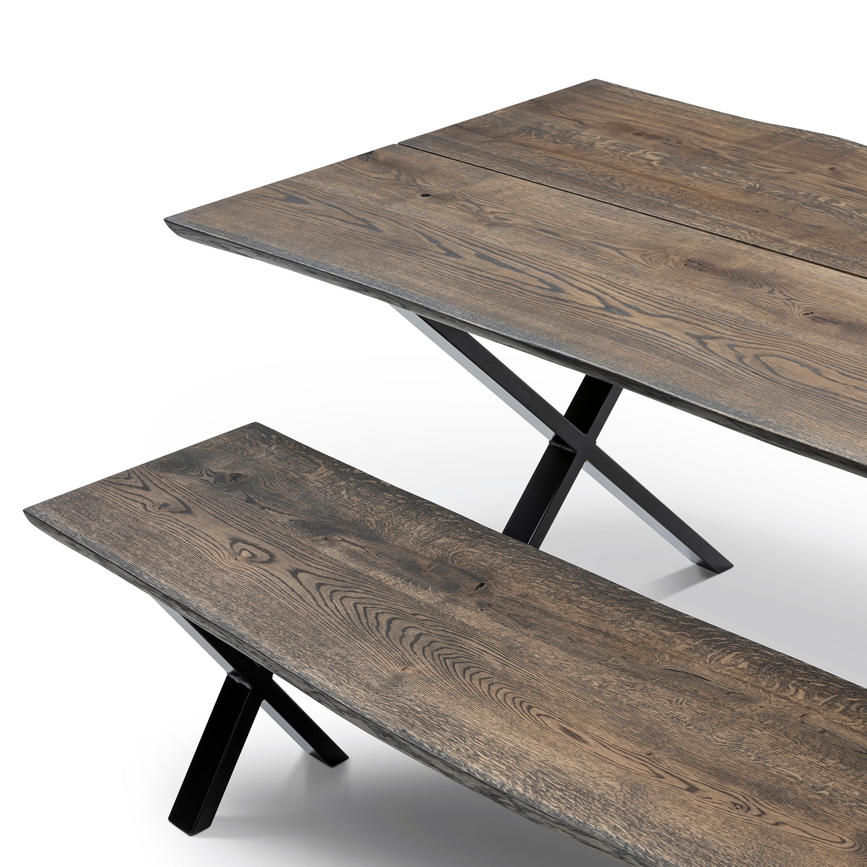 Eva Extending Dining Table in Charcoal Oak | S10Home