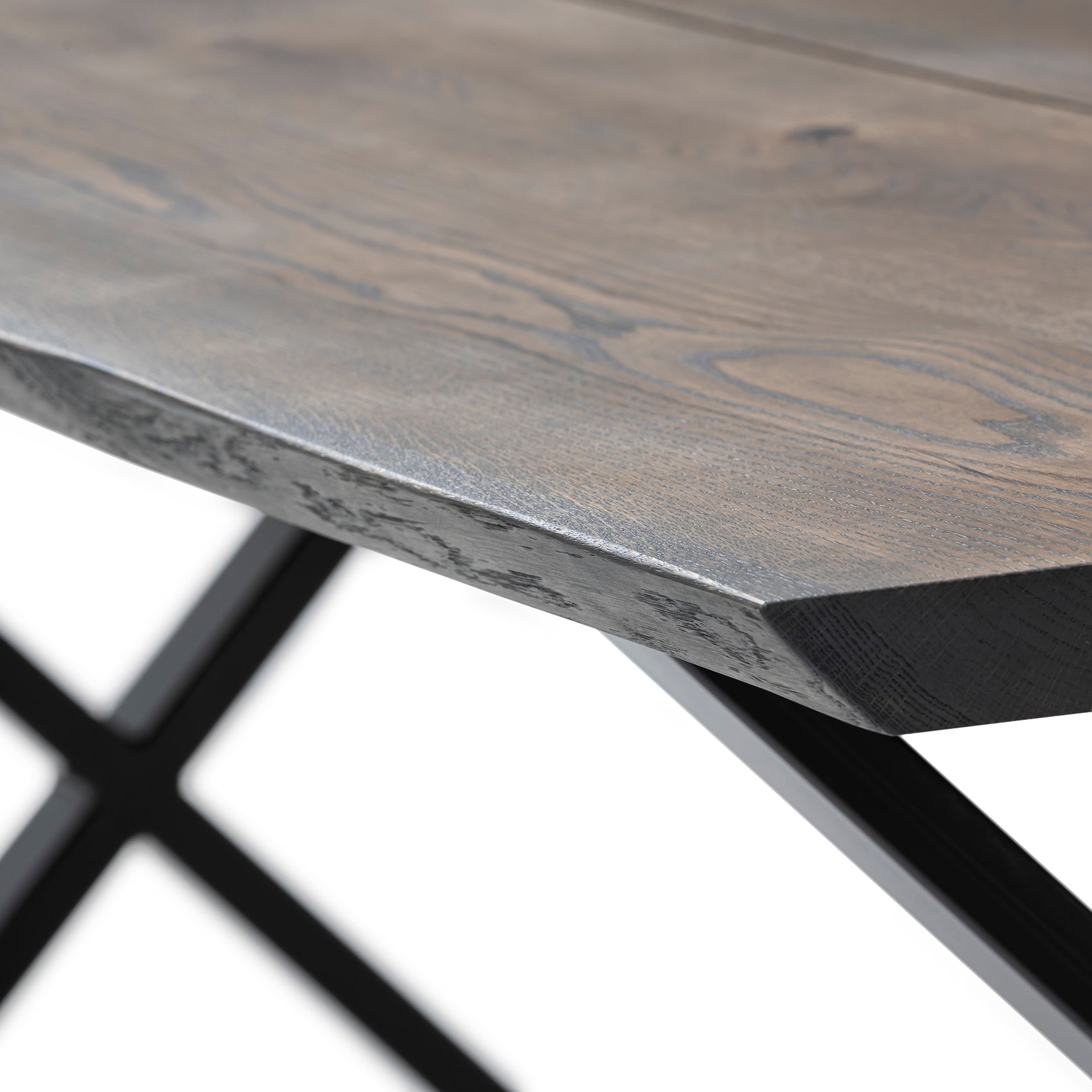 Eva Extending Dining Table in Charcoal Oak | S10Home