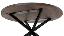 Beatrice Extendable Round Dining Table in Chocolate Oak | S10Home