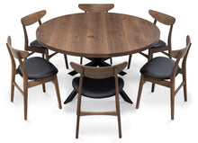 Beatrice Extendable Round Dining Table in Chocolate Oak | S10Home