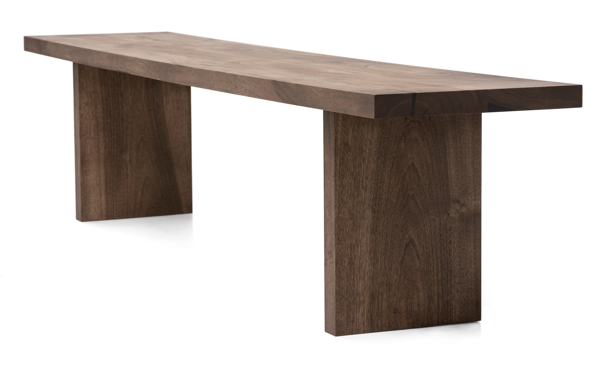 Walnut Bench Chocolate 2-6 Seater