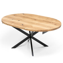 Beatrice Extendable Round Oak Dining Table | Solid Wood | S10Home