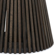 Vivien Round Extendable Dining Table in Charcoal Oak | S10Home