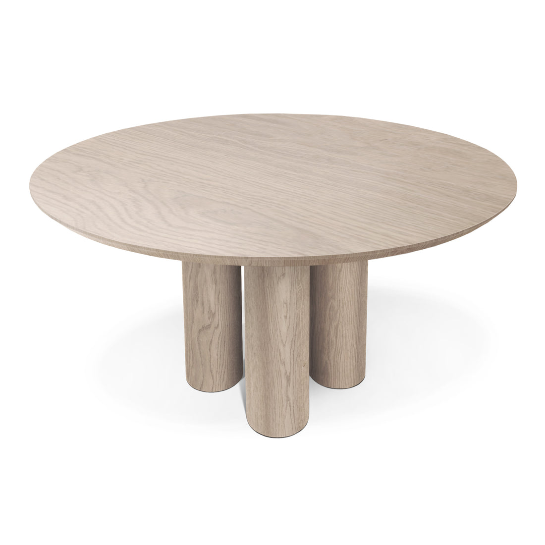 Ella Round Dining Table in Cotton Oak