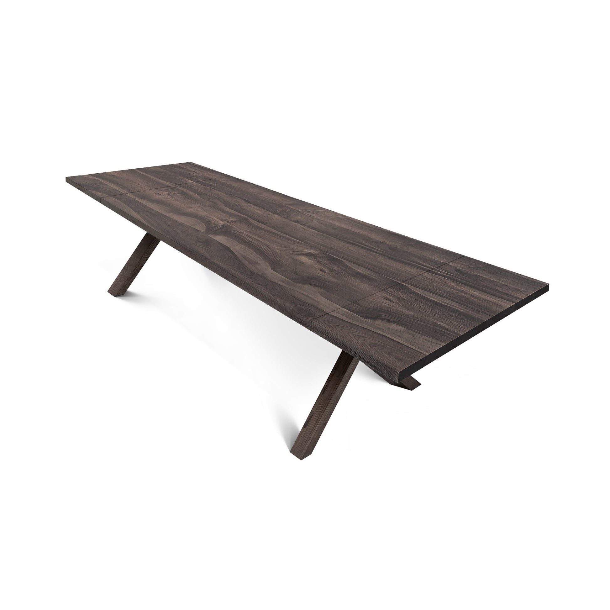 Eva Extendable Dining Table in Charcoal Walnut |Solid Wood |S10Home
