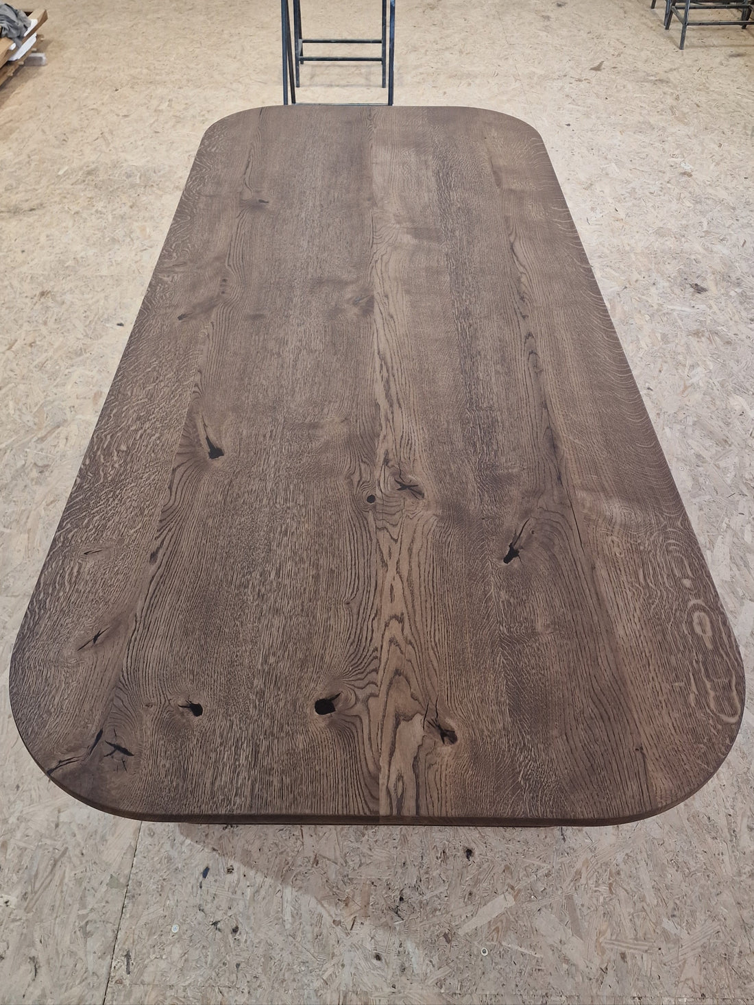 Heba Chocolate Dark Oak Dining Table - 140 x 80 cm / 5 Seater 160 x 80 cm / 6 Seater 180 x 90 cm / 7 Seater 200 x 100 cm / 8 Seater 220 x 100 cm / 9 Seater 240 x 100 cm / 10 Seater 300 x 100 cm / 12 Seater Custom Size - email us to contact@s10home.com by S10Home