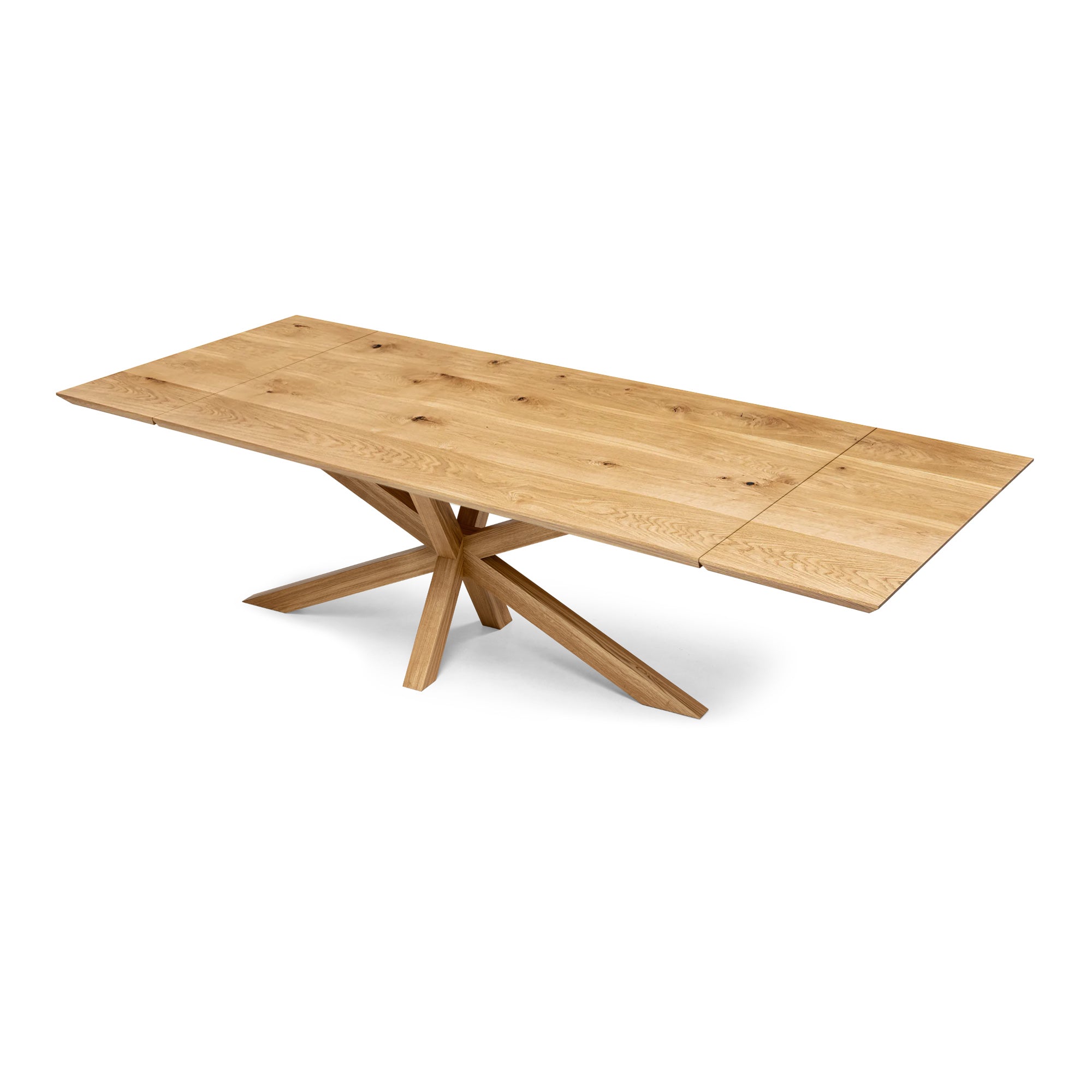 Julia Extendable Oak Dining Table Spider Leg | S10Home