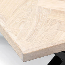 Astrid Herringbone Coffee Table in Cotton Oak | Solid Wood | S10Home