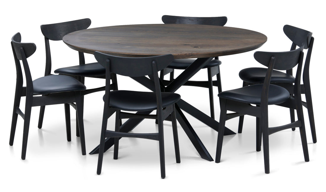 Beatrice Extendable Dark Walnut Dining Table | S10Home