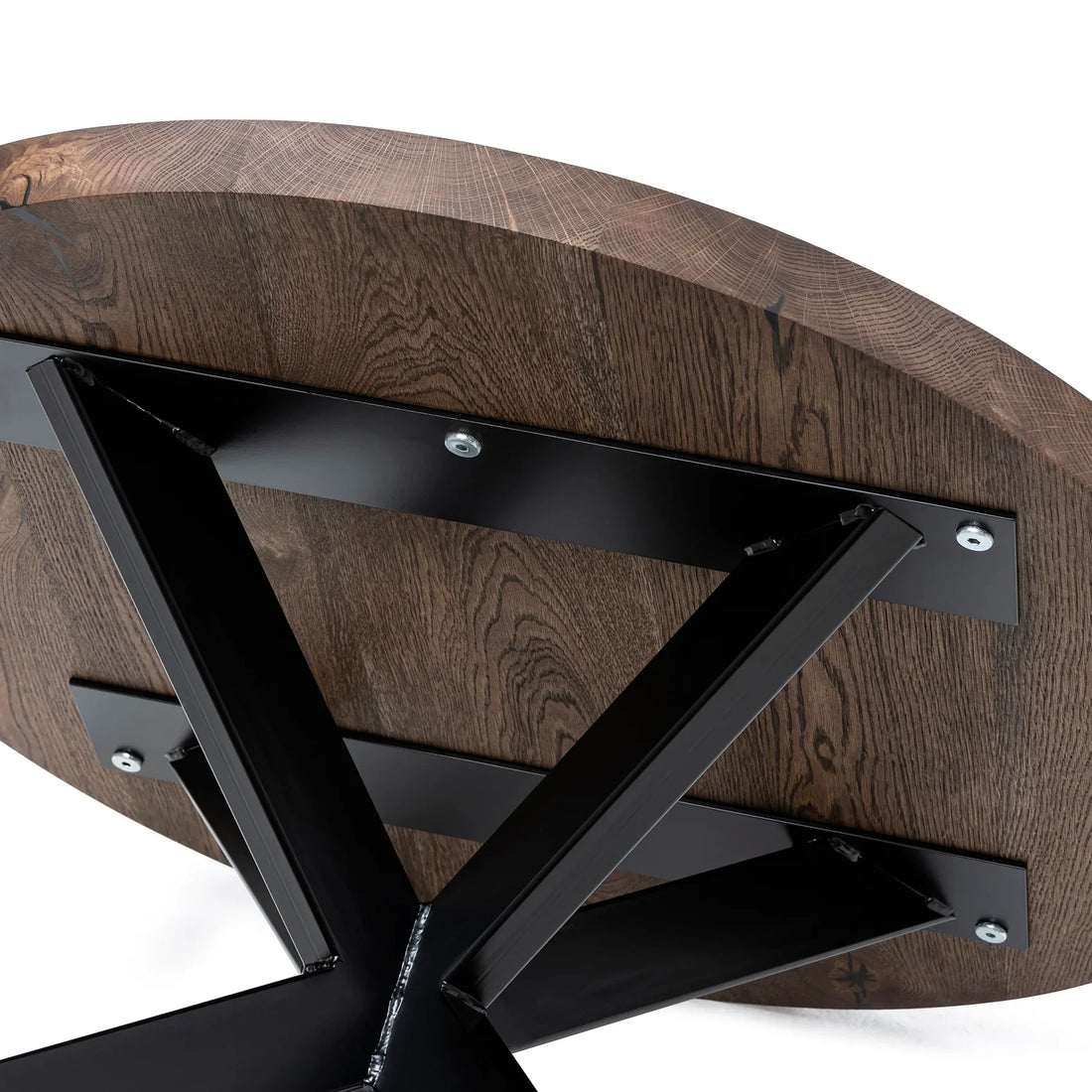 Beatrice Round Coffee Table in Chocolate Oak | S10Home