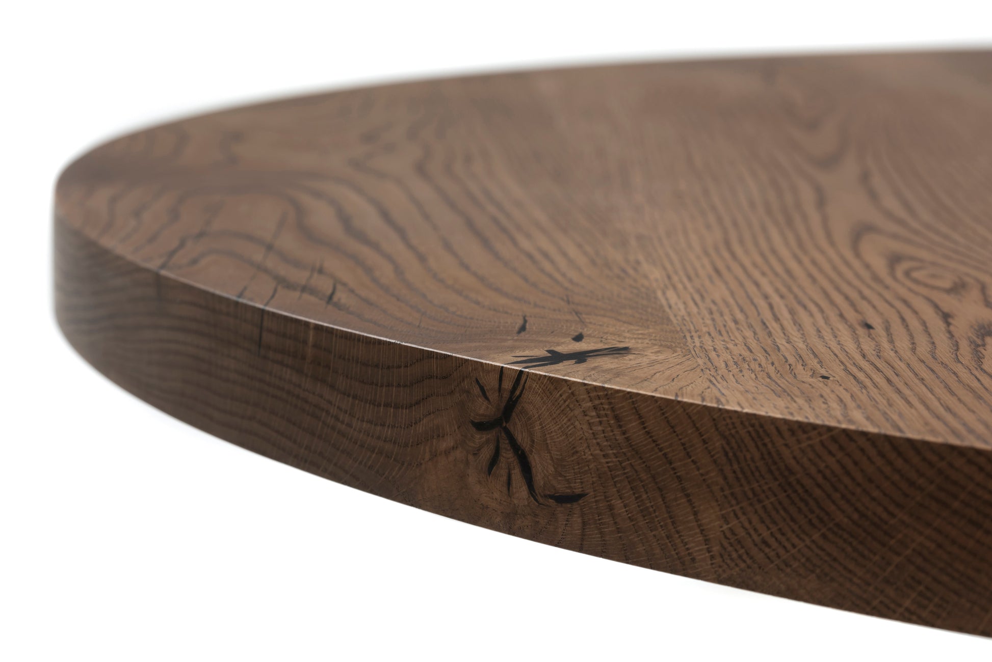 Beatrice Extendable Round Dining Table in Chocolate Oak | S10Home