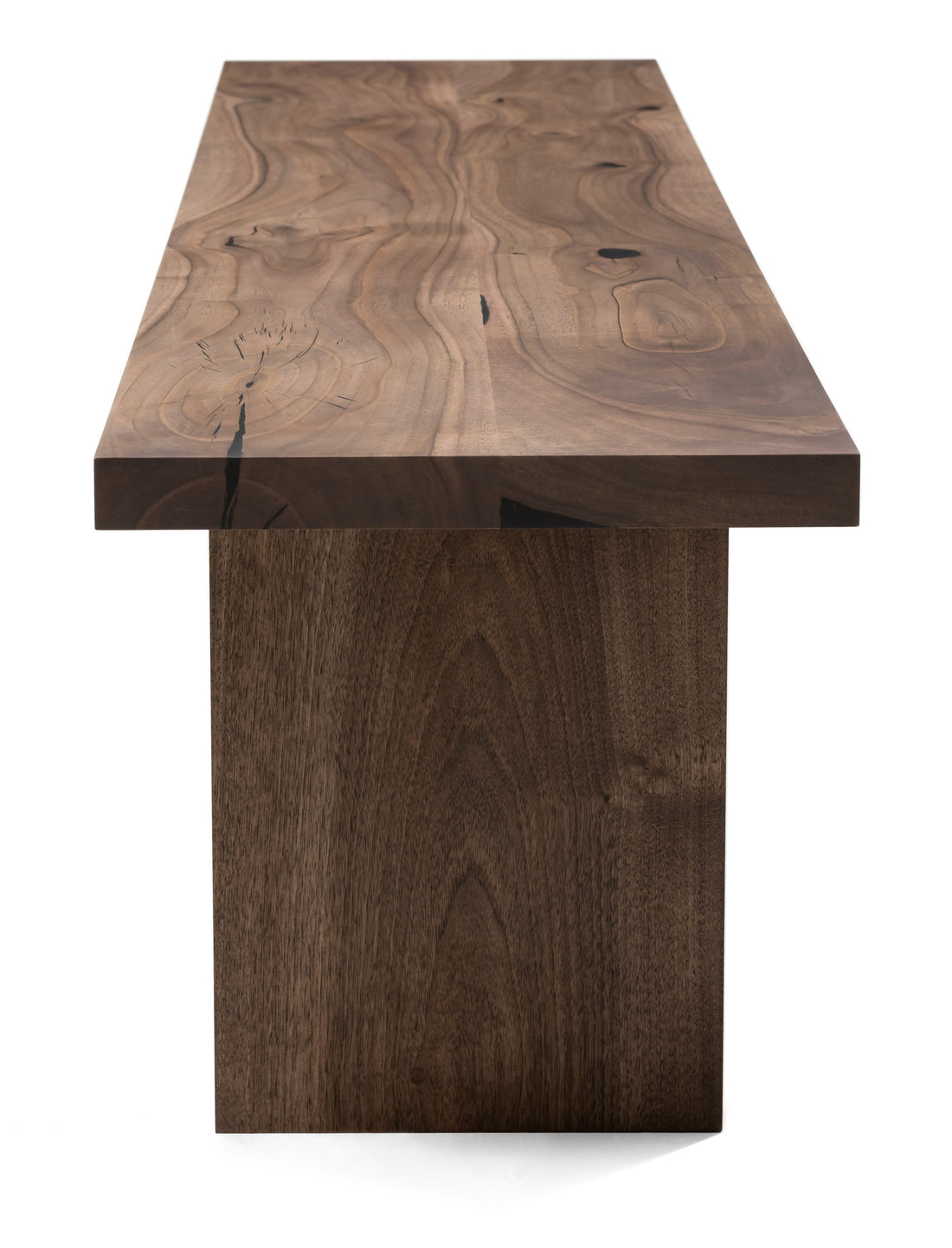 Walnut Bench Chocolate 2-6 Seater